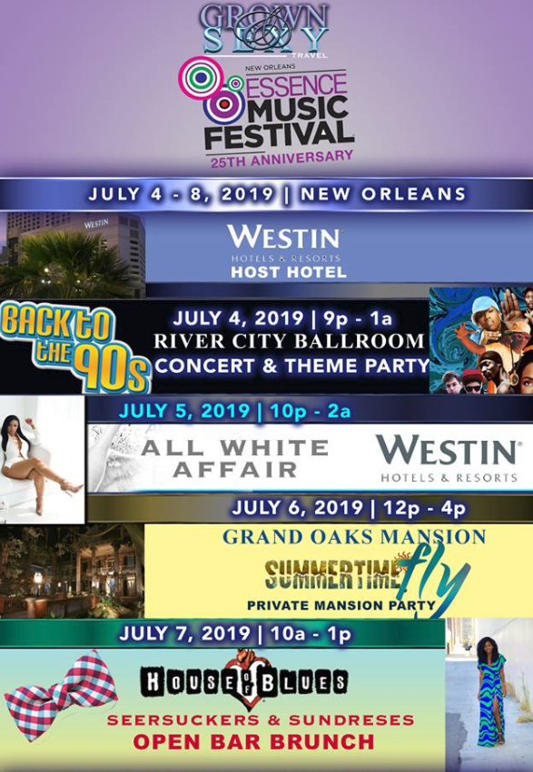 Essence Festival 2019 Packages